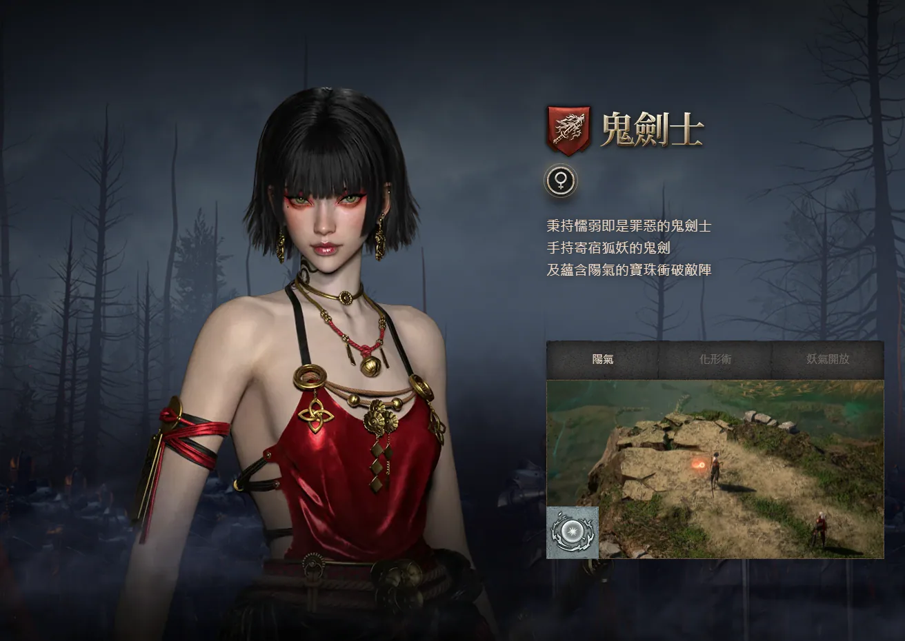 鬼劍士職業介紹圖