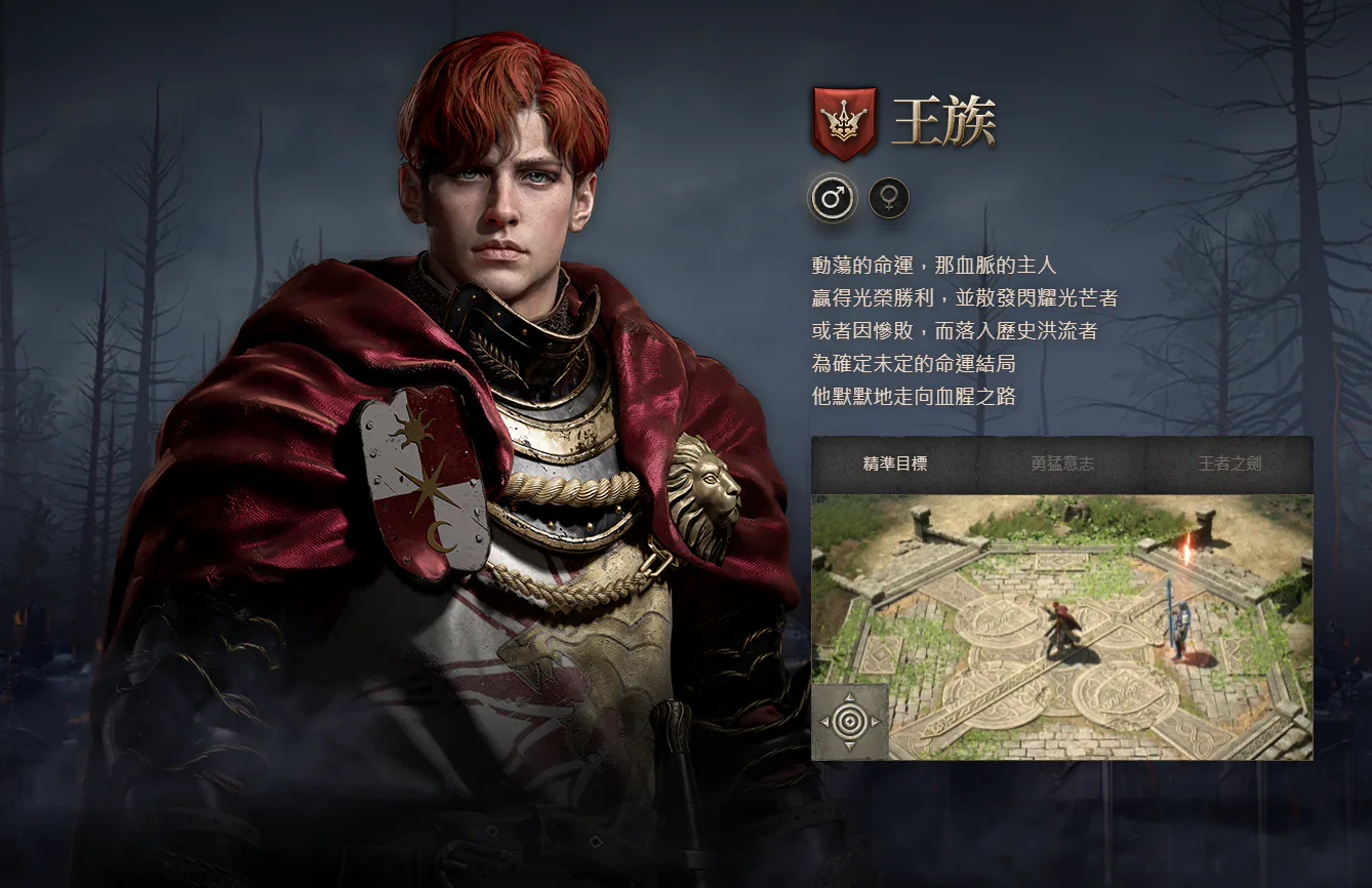 王族職業介紹圖