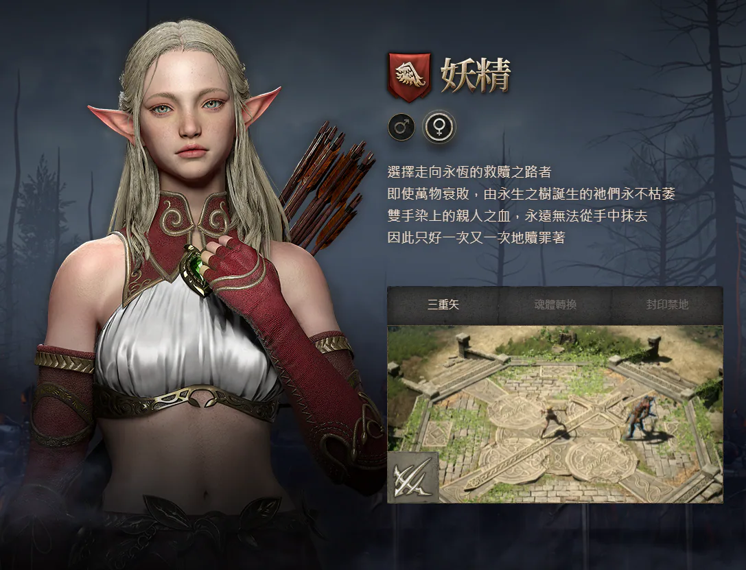 妖精職業介紹圖